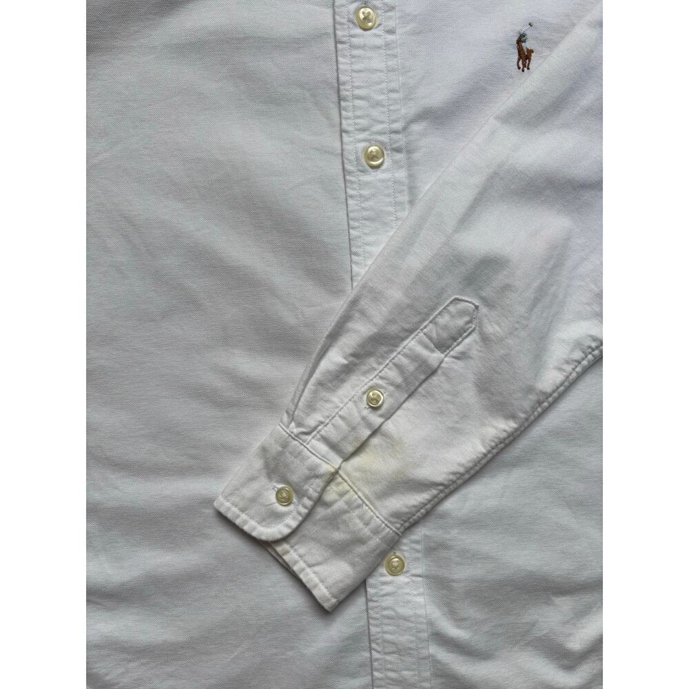 Polo Ralph Lauren Boys White Cotton Oxford Shirt, Size M (10-12) - Picture 11 of 11